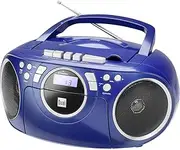 DUAL P 70 CD-Radio UKW AUX, CD, tape blue