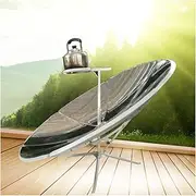 Solar Cooker Solar Oven Stove 1800W Magnesia Concentrating 150CM/59 Inch Diameter Solar Cooker Parabolic Solar Cooker DIY Solar Concentrator Fuel Free Cooking Heating Food Tool