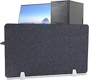 Desk Privacy Panel, 30x40cm Desk Divider, Removable Office Partitions with 2 Clips for Offices Schools Call Centers