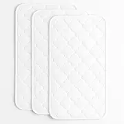 Blue Snail 3D Mesh Changing Pad Liner - Waterproof Layer, Quick-Drying Surface for Baby Diaper Changing - 13"x27" White