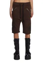 [DARKER WAVS] Echo Unisex Longline Cargo Shorts