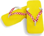 Hajime(一歩) [One Step] [Hajime] Geta Geta Clogs, Soft and Water Resistant, Made of Sponge, 10.6 inches (27 cm), YL/Dot x Red, Dot x Red (Dot x Red/27), Dot × Red, 27.0 cm