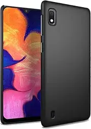 Samsung Galaxy A10 Case - Galaxy A10 Ultra Slim Thin Armour Hard Case - Matte Rubberized Cover For Samsung Galaxy A10 (Black)