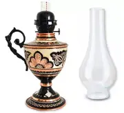Copper Oil Lamp, Kerosene Lamp, Decorative Copper Wick Lamp, Copper Kerosene ...