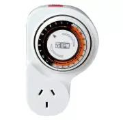 4 X HPM 24hr Analog Timer with Offset Double Pole