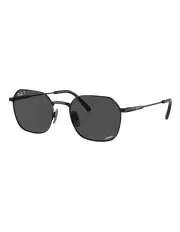 [Ray-Ban] Jim Titanium Polarised Sunglasses in Black