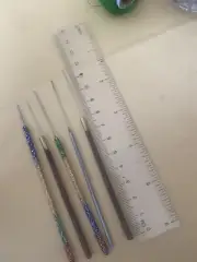 Aari Needle For French Wire Beads Sequin Embroidery 0.5mm 1 mm Luneville Set