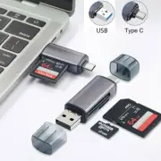 USB-C OTG Adapter SD TF Micro Card Reader For iPhone Samsung MacBook PC Laptop