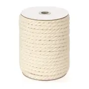 10mm Natural Cotton Macrame Cord 33 Yards for Wall Hanging Crafts