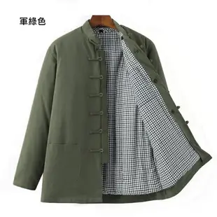 【巴黎精品】唐裝漢服上衣-純棉加厚保暖棉襖男外套6色a1bx78