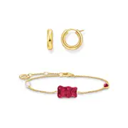 Buy Red Haribo Goldbear Set with Bracelet and Hoops by THOMAS SABO Australia online - THOMAS SABO Australia