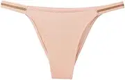 [Generic] Women Panties No Show Thong Seamless Underwear Low Rise Comfortable Microfiber G-String Thongs