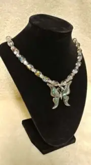 Native American Handmade Jewlery- Aimee's Amazing Amulets - 18" Butterfly Brooch