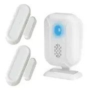 Wireless Door Window Sensor Burglar Security Alarm 2 Magnetic Sensor + 1Receiver