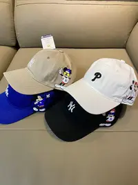 在飛比找Yahoo!奇摩拍賣優惠-【熱賣精選】MLB 洋基隊 Disney潮牌遮陽帽棒球帽韓國