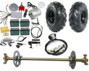 740mm Rear Axle kit 1800W Motor Controller Brake for Electirc Go kart ATV