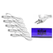 5 10FT 3.5MM MALE JACK AUX STEREO CABLE CORD IPAD IPHONE IPOD TOUCH MP3 CD WHITE