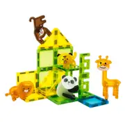 Catzon 28Pcs Magnetic Building Blocks Forest Animal Theme Toy 3D Games for Kids