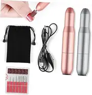 Parliky Nail Pedicure Gel Manicure Clipper Kit Builder Electric Polish Machine Collector Glue Drill Grinder Tools Golden