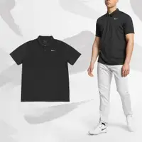 在飛比找ETMall東森購物網優惠-Nike 短袖 Golf Polo 男款 黑 吸汗 高爾夫 