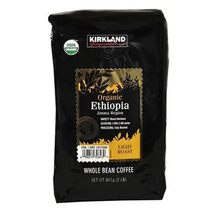 Kirkland Signature 科克蘭 有機衣索匹亞咖啡豆 907公克