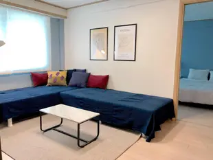 弘大的2臥室公寓 - 50平方公尺/1間專用衛浴1LR+2BR-10min From Hongik Univ.Station-Max 9People