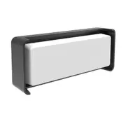 HEKA Wall Light Surface Mounted 13W Rectangular White 3000K IP65 Opal Diffuser Rounded 732LM