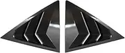 Compatible For Mazda 6 Sedan 2002 2003 2004 2005 2006 2007 2008-2016 Carbon Car Rear Window Side Vent Shutter Louver Cover Trim Accessories(Gloss Black)