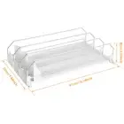 3/5Set Drink Push Rack Fridge Canned Beverage Self-Sliding Dispenser Adjustable