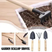 Flower Pots Multifunctional Wooden Handle Small Rake Sh Spade' D1P0 Shovel C7C2