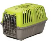 Midwest Spree Plastic Hard-Sided X-Small Pet Carrier- Green- 17.9" x 11.5" x 12"
