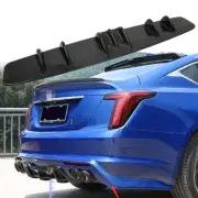 Rear Diffuser Shark Fins Bumper Lip Splitter Kits For Cadillac CTS ATS CT4 CT5