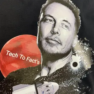 硅谷鋼鐵俠馬斯克Spacex 短袖 T恤男奔向火星的男人Elon Musk文化衫