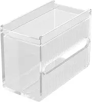 Tissue Paper Holder - Wipe Holder | Baby Wipes Box Dispenser Clear Acrylic Paper Towel Dispensers Napkin Container Box with Lid for Home Office Desk Case Holders Refillable Wipe Container