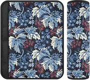 Art Grape Blue Red Black 2 pcs Belt Strap Cover, More Comfort Driving, Shoulder pad for seat Belt for Airplane Airplane Van 10x7.7 in funda para cinturón de carro