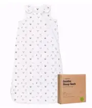 Baby Sleep Sack Organic Cotton Wearable Blanket Swaddle Blanket 6-18 mo.. size M