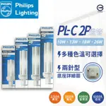[喜萬年]飛利浦 PL-C燈管 26W 18W 13W 10W 2P 斜對角 緊密型燈管 PL-C 燈管 燈