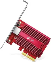 TP-Link 10Gbps PCI Express Network Adapter, Versatile Compatibility, CAT6A Ethernet Cable, Gaming & Streaming, Low-Profile and Full-Height Brackets, Supports Windows and Linux (TX401)