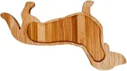 Animal Shaped Charcuterie Boards,Dachshund Shaped Cheese Serving Tray | Wooden Serving Plates Rustic Decorative Charcuterie Board for Parties Holidays