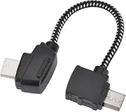 2Types Drone Remote Controller Data Line Cable for DJI Mavic Pro (Mobile Android Standard Data Cable)