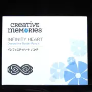 Creative Memories INFINITY HEART Stand Alone Border Punch 2022 Retired NIB NLA