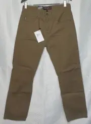 NWT MARCO JEANS SELECTED MEN'S DENIM J FLY 5 POCKETS STRAIGHT BROWN SIZE 34X30