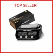 Chess Armory Digital Chess Clock - Portable Timer w/ Tournament & Bonus Time Fea