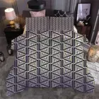 Staggered triangles 3D Print Duvet Quilt Doona Covers Pillow Case Bedding Sets