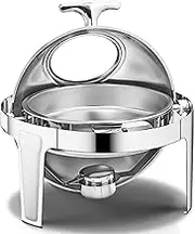 Food Warmer Electric Buffet Server Buffet Server & Heater - Kitchenware New Stainless Steel Double Hot Pot, Catering Buffet Food Warm Tray, Dining Food Pot for Event Catering