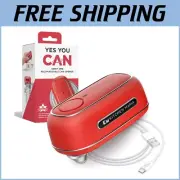 Professional Electric Can Opener with USB-C Charging and Stylish Red Storage Box