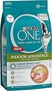 PURINA ONE Adult Dry Cat Food Indoor Chicken 1.4kg