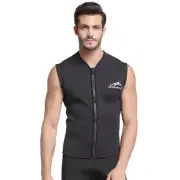 New Wen 5mm Neoprene Sleeveless Tops Vest Snorkeling Swimming Surf Zipper Vest