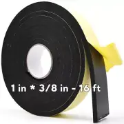 Weather Stripping Seal -1" W x 3/8" T- Foam Seal Tape High Density Foam Strip...