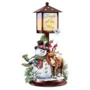 Bradford Exchange Dona Gelsinger Jingle All The Way Issue #1 Snowman Lantern 10"